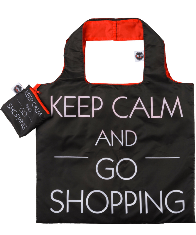 Krepšys Keep calm and go shopping - 17108.